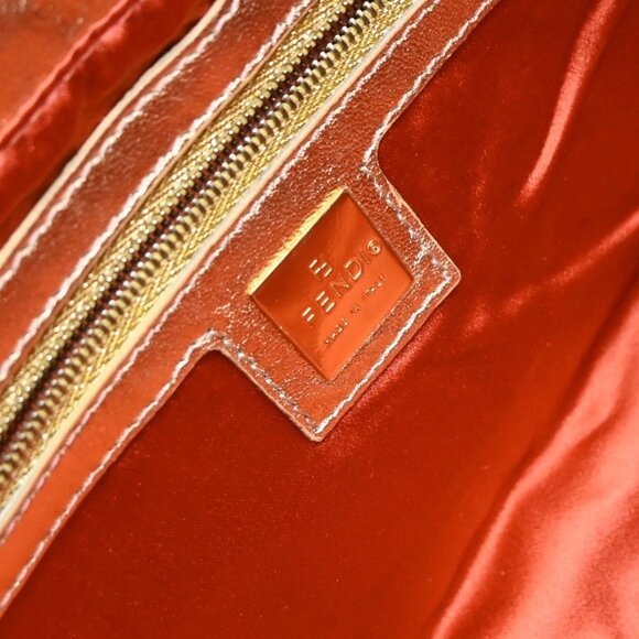 Fendi Gold Leather Mamma Baguette Handbag 2211 26325 009 155639 - Picture 9 of 10